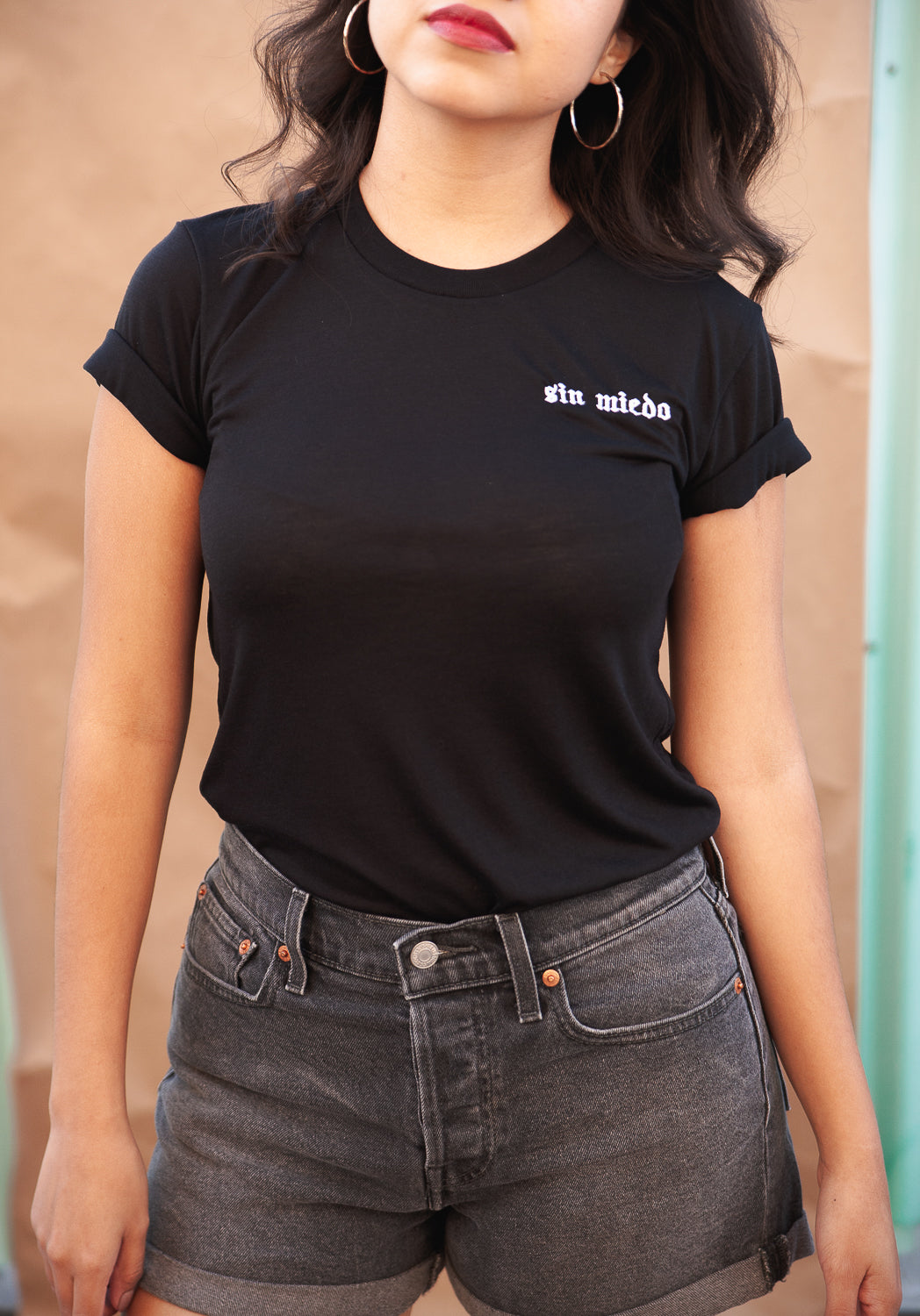 Sin Miedo Embroidered Tee