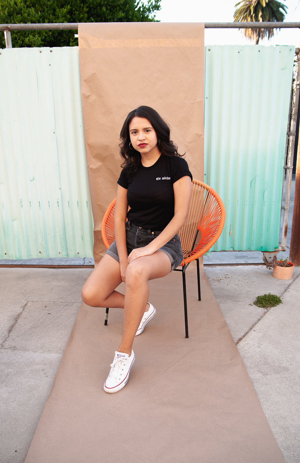 Sin Miedo Embroidered Tee